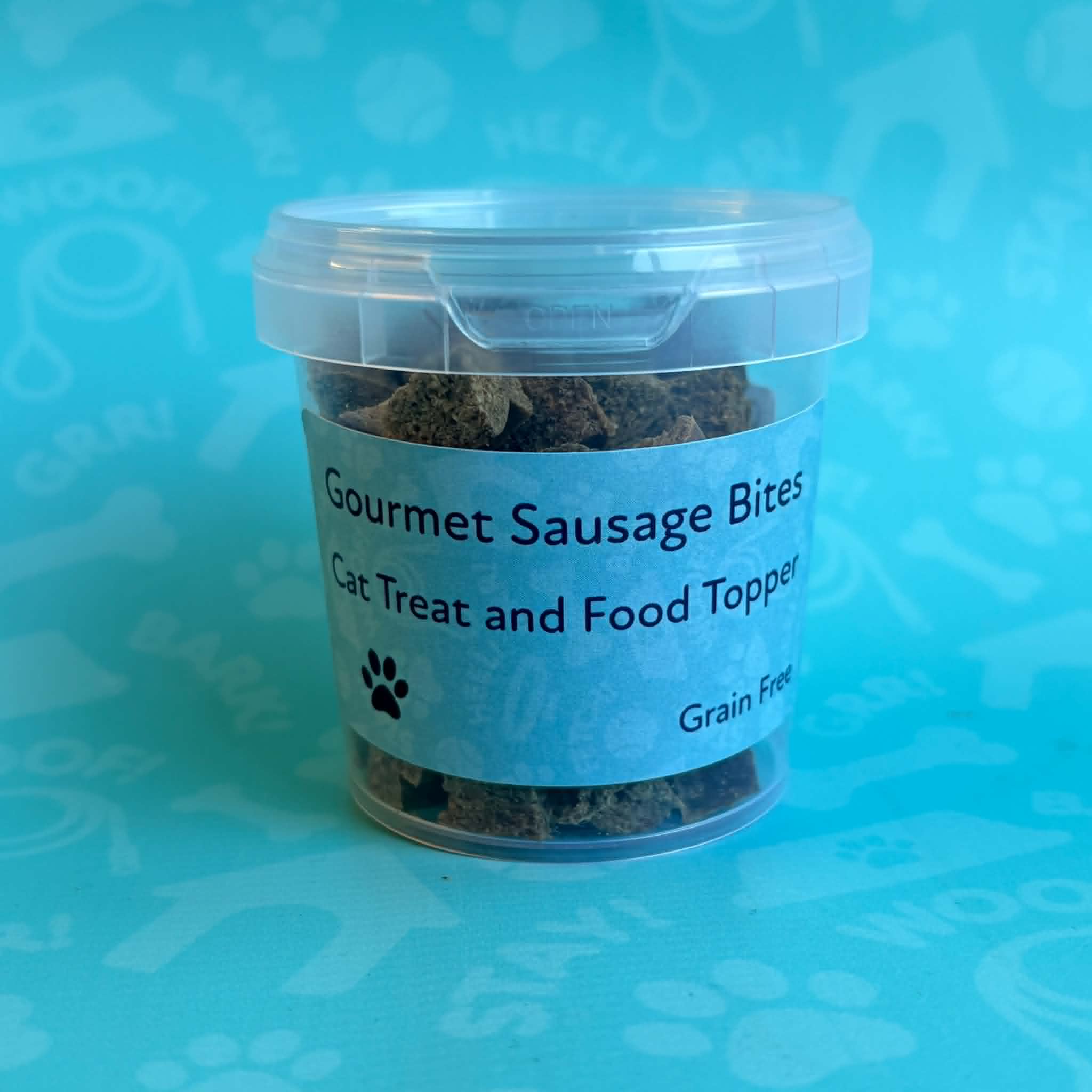 Gourmet Sausage Bites for Cats | Satch's Snacks Natural Dog Treats